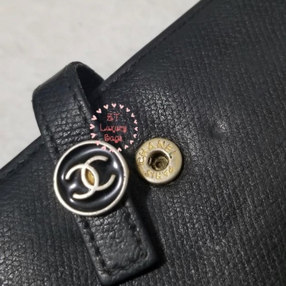 CHANEL black long wallet. Guaranteed authentic. - Picture 2 of 10